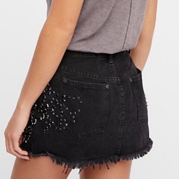 Free People Rhinestone Skirt✨ - Picture 3 of 6